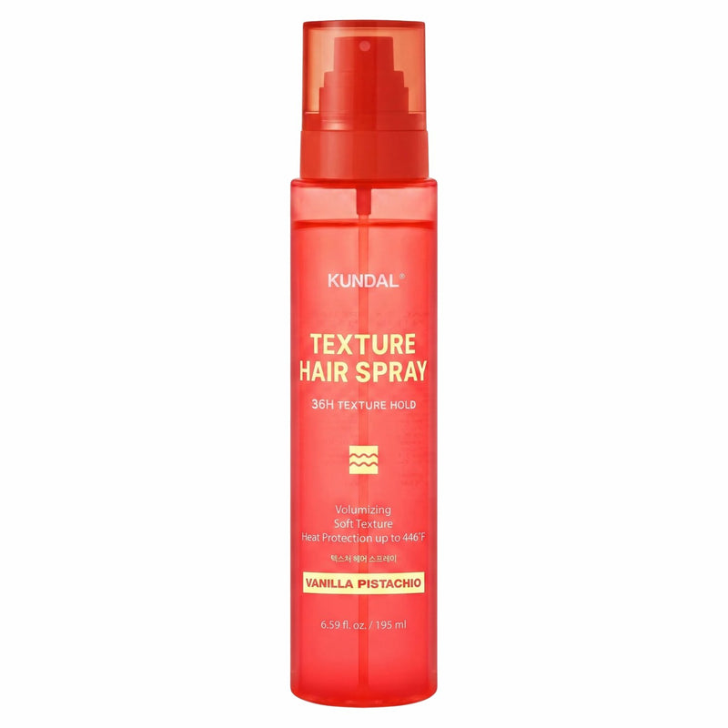 Kundal Texture Hair Spray Vanilla Pistachio, haarspray voor textuur, volume en hittebescherming