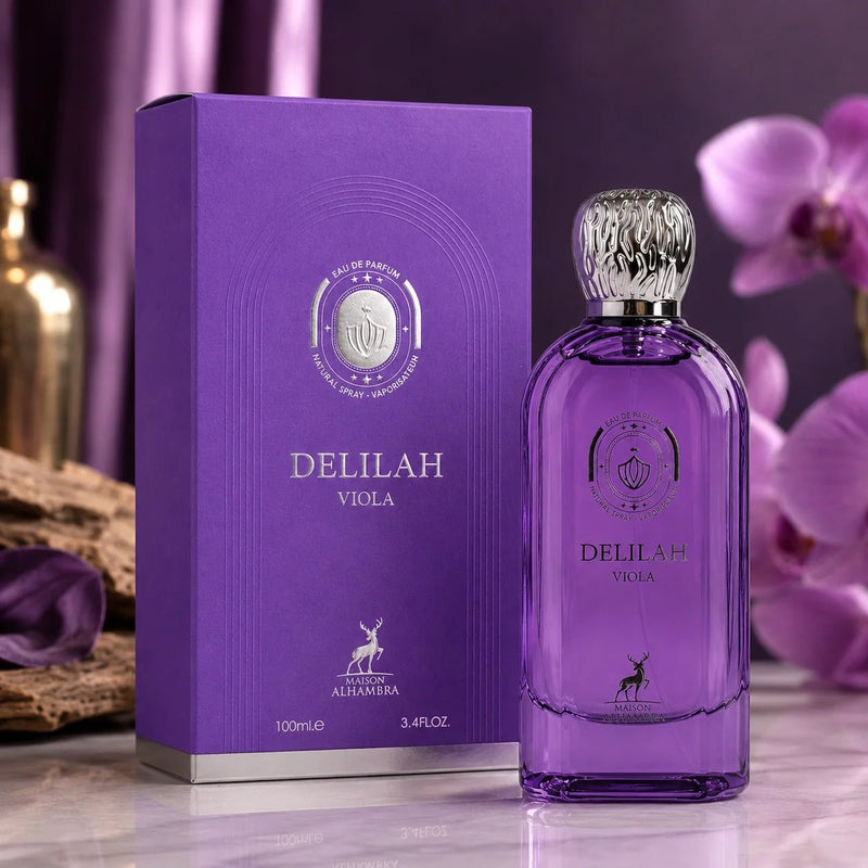 Lattafa Delilah Viola Unisex Eau de Parfum, een elegante en veelzijdige geur, foto 2 van 2