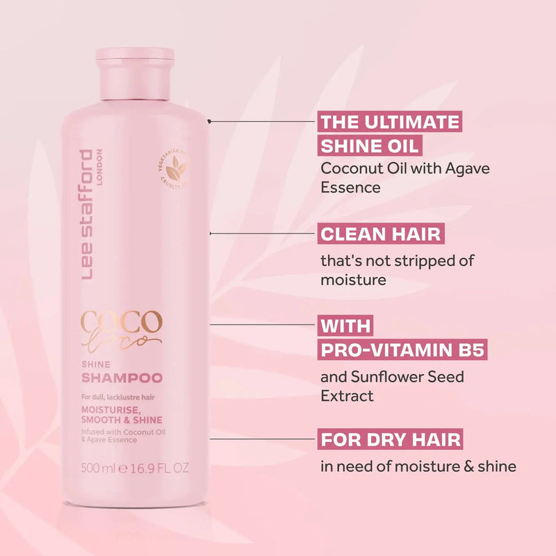 Lee Stafford CoCo LoCo & Agave Shine Shampoo 500 ml.