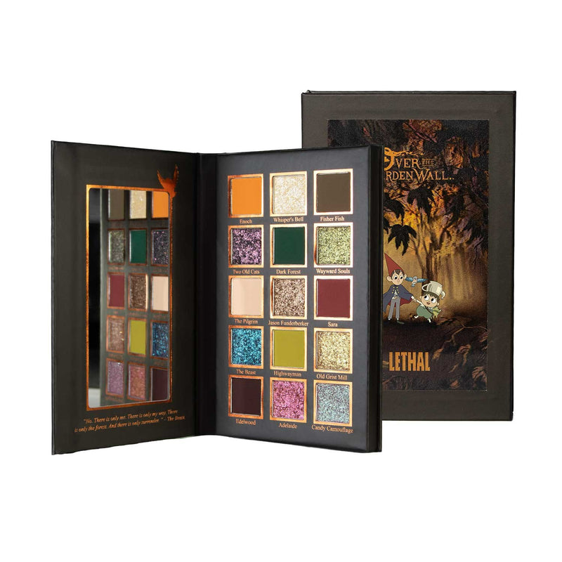 Lethal Cosmetics Over The Garden Wall Pressed Powder Palette Tome Of The Unknown