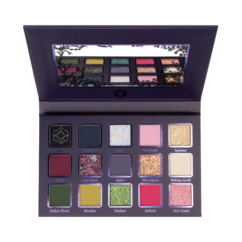 Lethal Cosmetics Pressed Powder Palette Black Spring