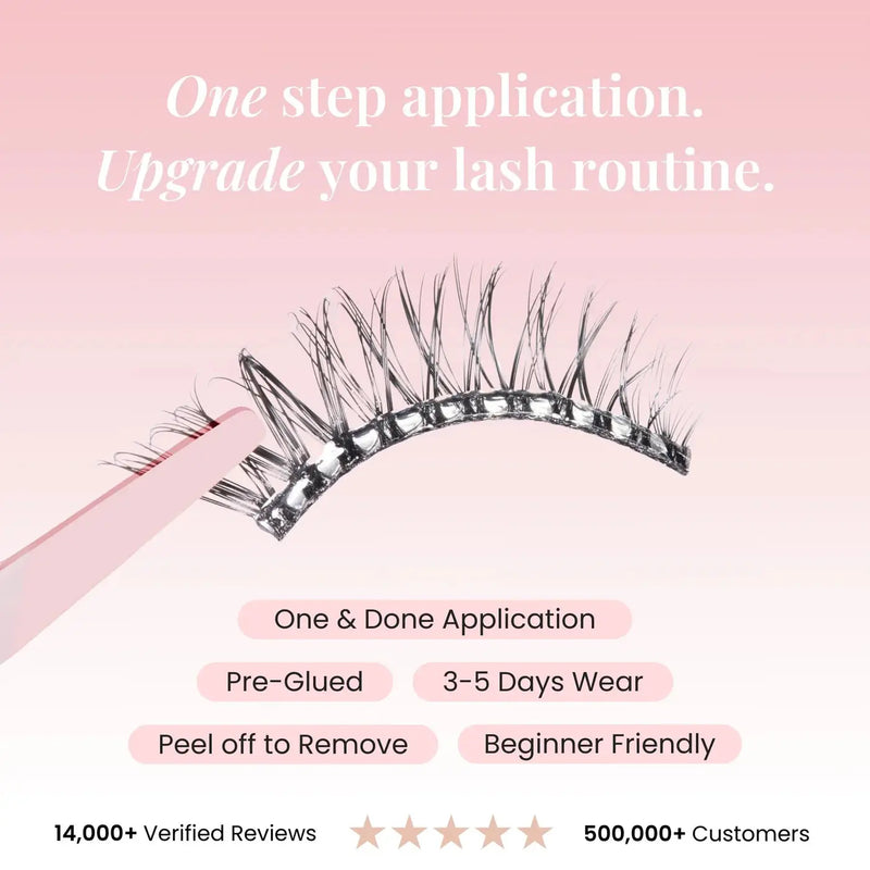 Lola's Lashes Tapered Flick Half Lashes Brown