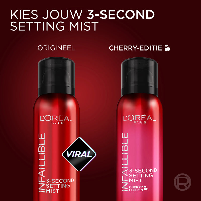 L'Oreal Paris Infaillible 3 Second Setting Mist Cherry