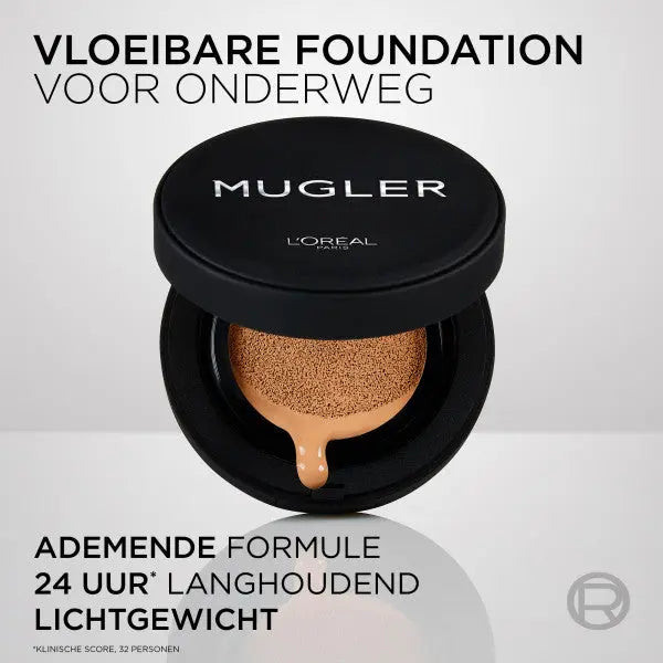 L'Oreal Paris x Mugler Subtle Glow Cushion Foundation 8, cushion foundation met subtiele glow, foto 3 van 7