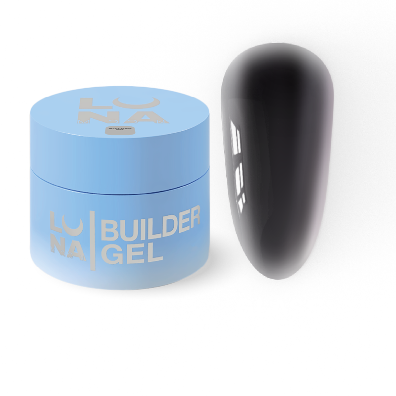 Lunamoon Glass Builder Gel Nr3, potje op witte achtergrond