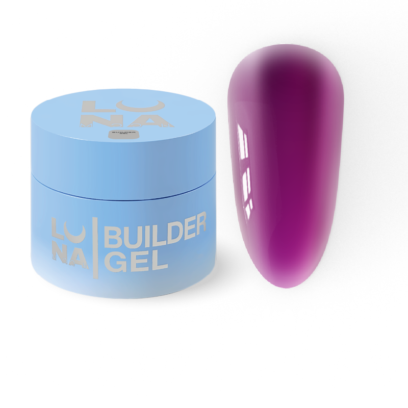 Lunamoon Glass Builder Gel Nr5, potje op witte achtergrond