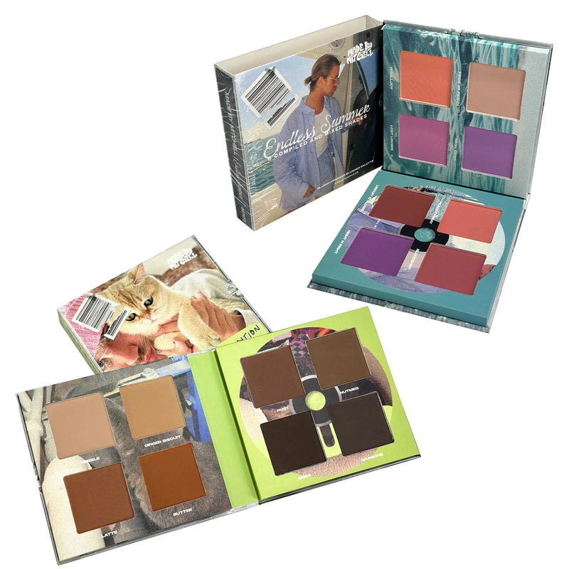 Made By Mitchell Cheek Beats Bronzer & Blusher Palette Bronzed Kitty Edition