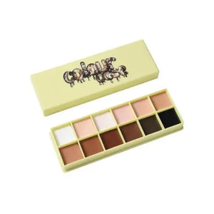 Color Case Cosmetic Paint Palette & Brush Set The Essentials