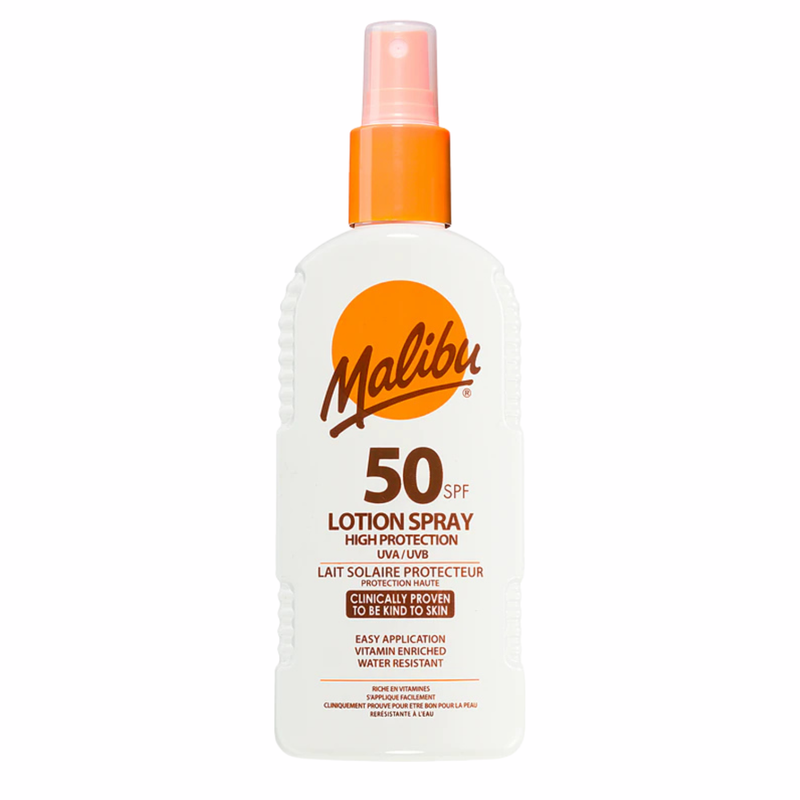 Malibu Suncare SPF 50 Lotion Spray 200 ml.