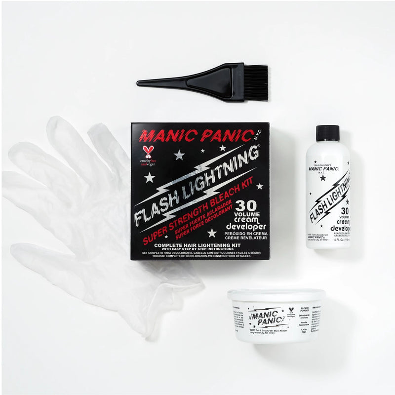 Manic Panic Flash Lightning 30 Volume Box Bleach Kit voor oplichten haar, foto 3 van 3