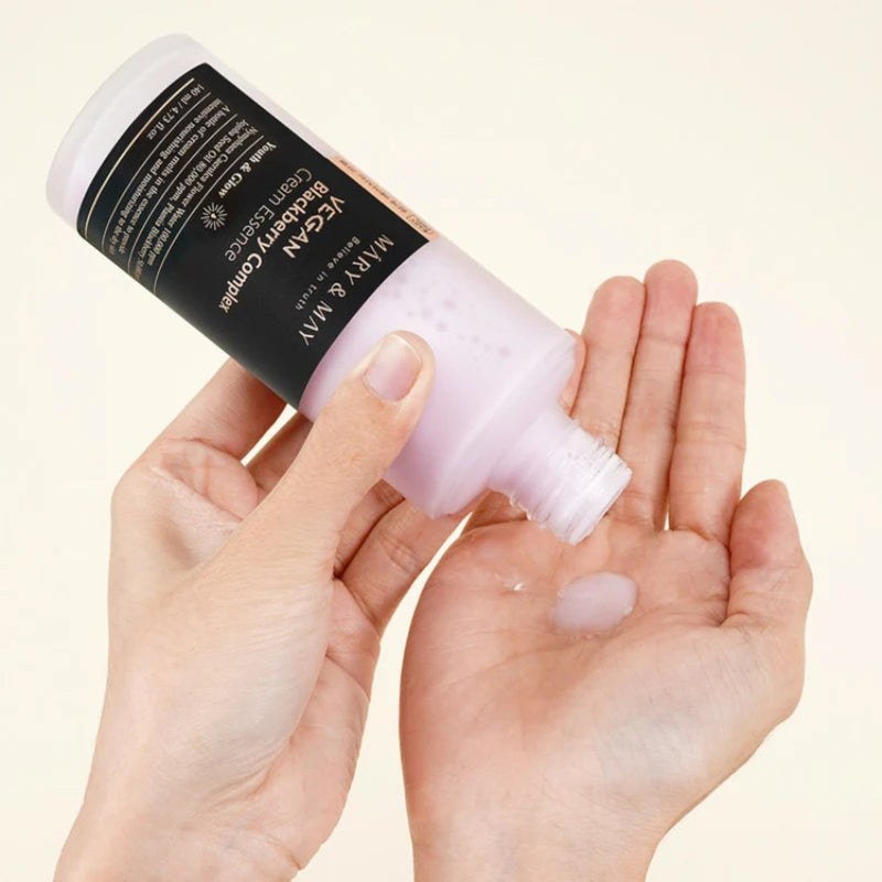 Mary & May Vegan Blackberry Complex Cream Essence, voedende crème-in-essence voor de droge huid