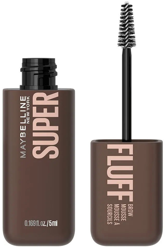 Maybelline Superfluff Brow Mousse 260 Deep Brown, wenkbrauwmousse voor volume en definitie