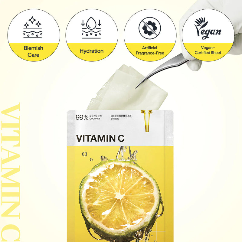 Mediheal Vitamin C Essential Mask Clear Toning 10-Pack