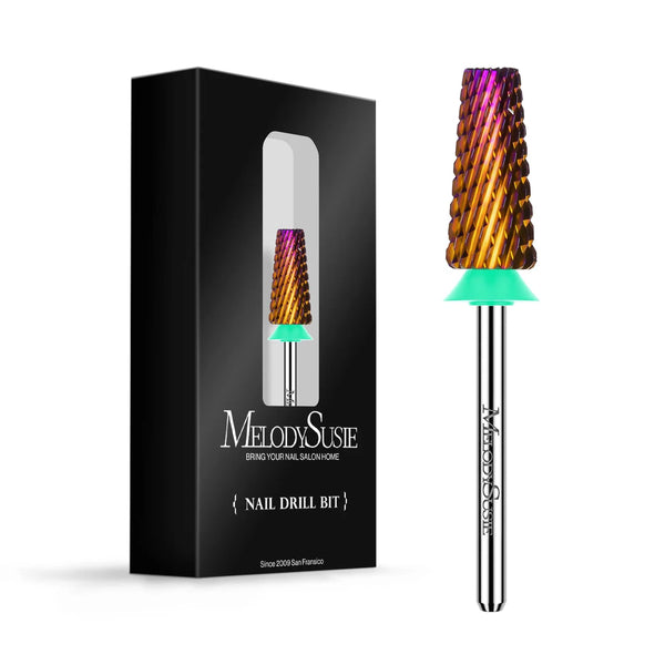 MelodySusie 5-in-1 Cross Cut Tungsten Carbide Nail Drill Bits Coarse