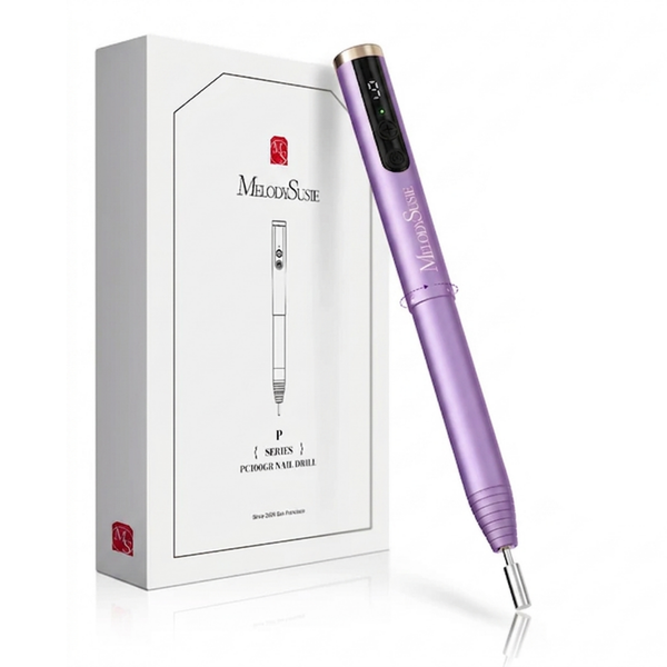 MelodySusie PocketNail PC100GR Innovative Pen-Shaped Portable Nail Drill Modular Version Grape Ice