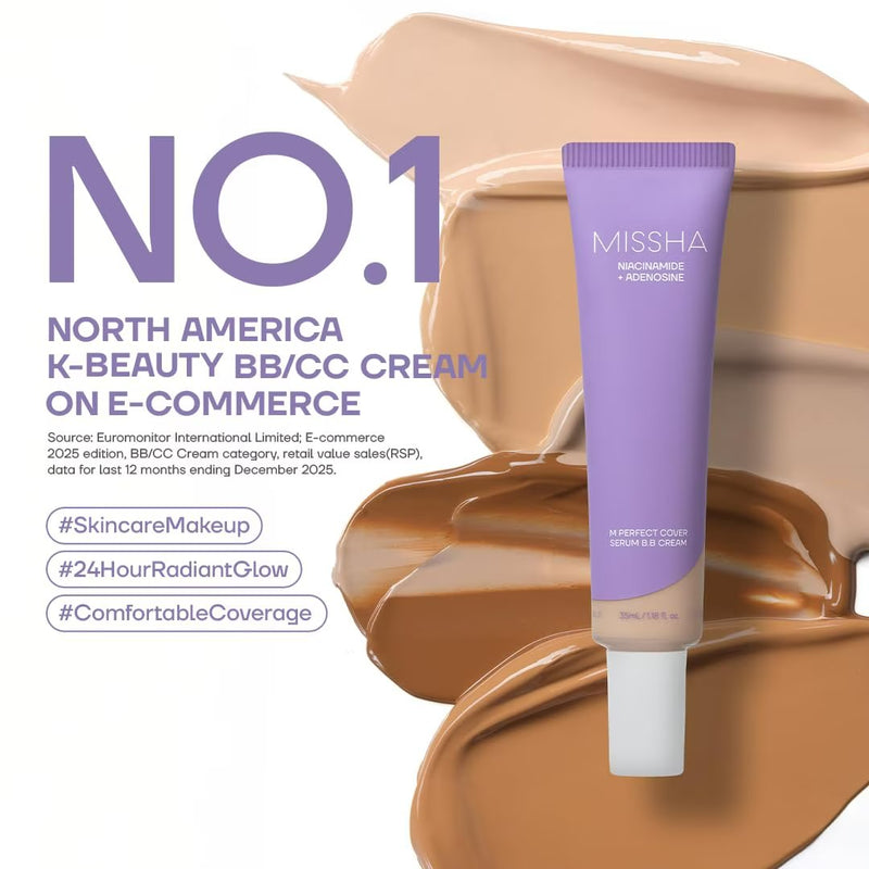 Missha M Perfect Cover Serum B.B Cream Pro 25 Warm Beige