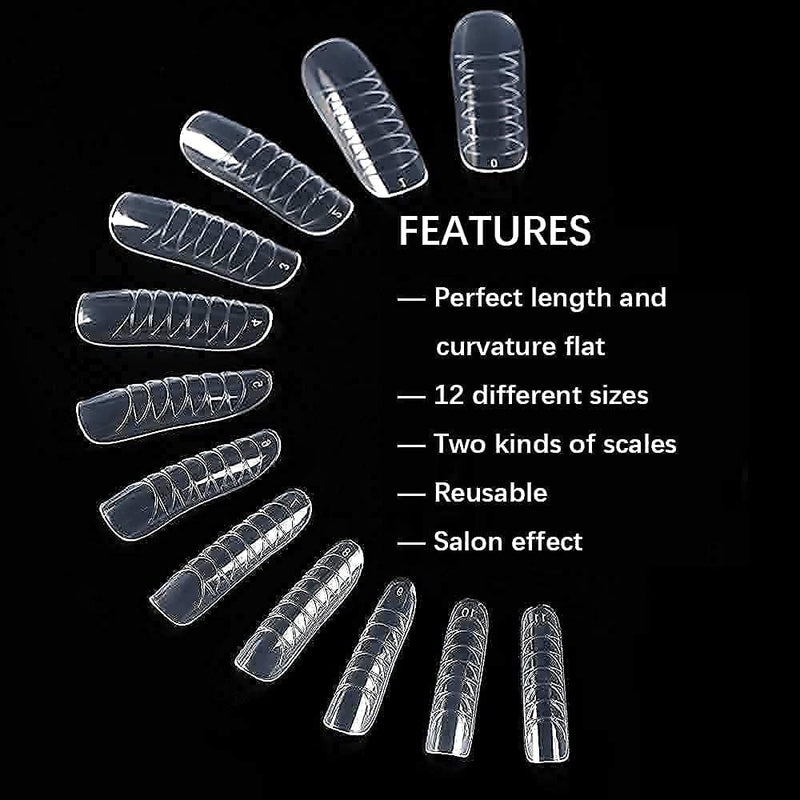 Modelones 120pcs Extension Gel Dual Forms Full Cover