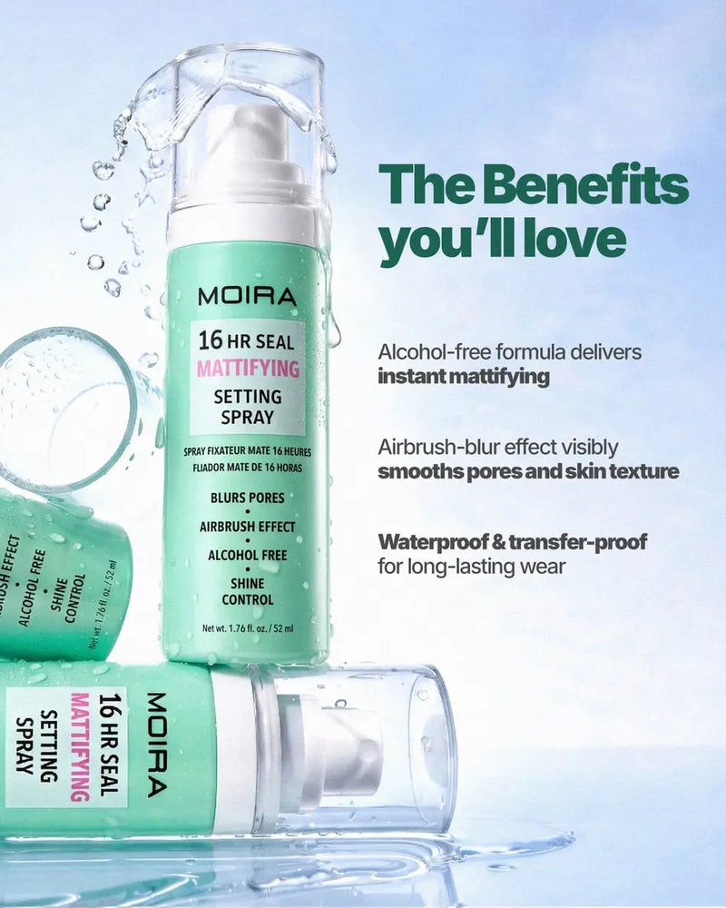 Moira 16HR Seal Mattifying Setting Spray