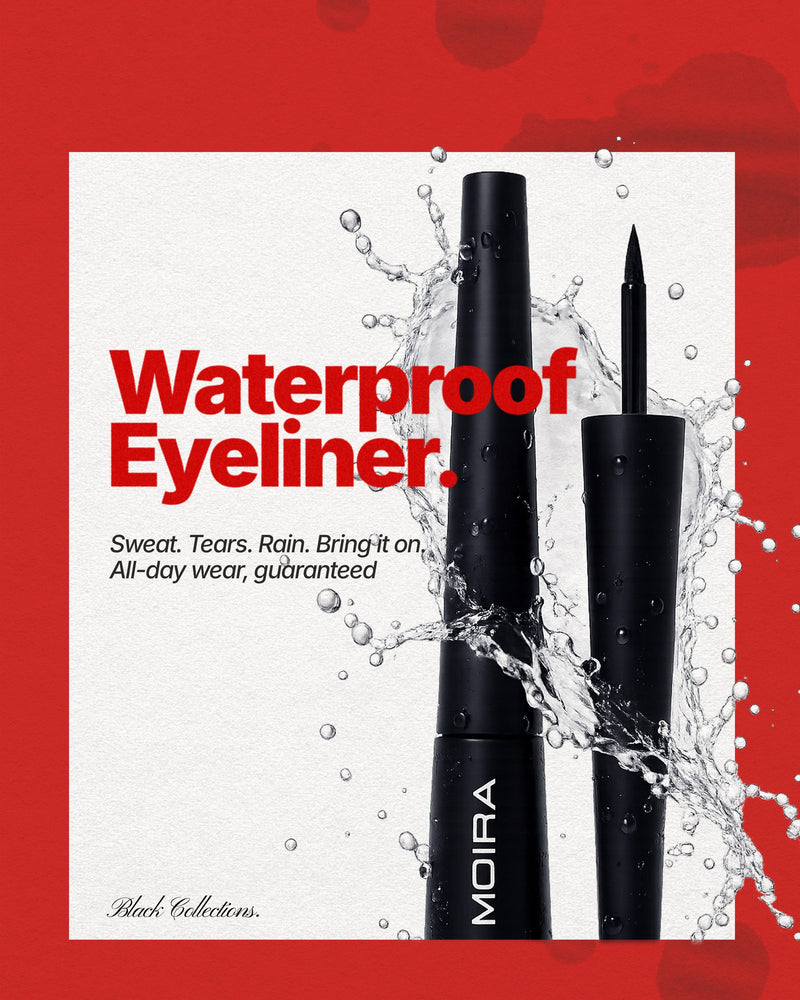 Moira 24HR Ink Dip Liner 001, Black