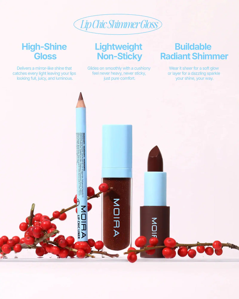 Moira Lip Chic Shimmer Gloss 007 Sleek