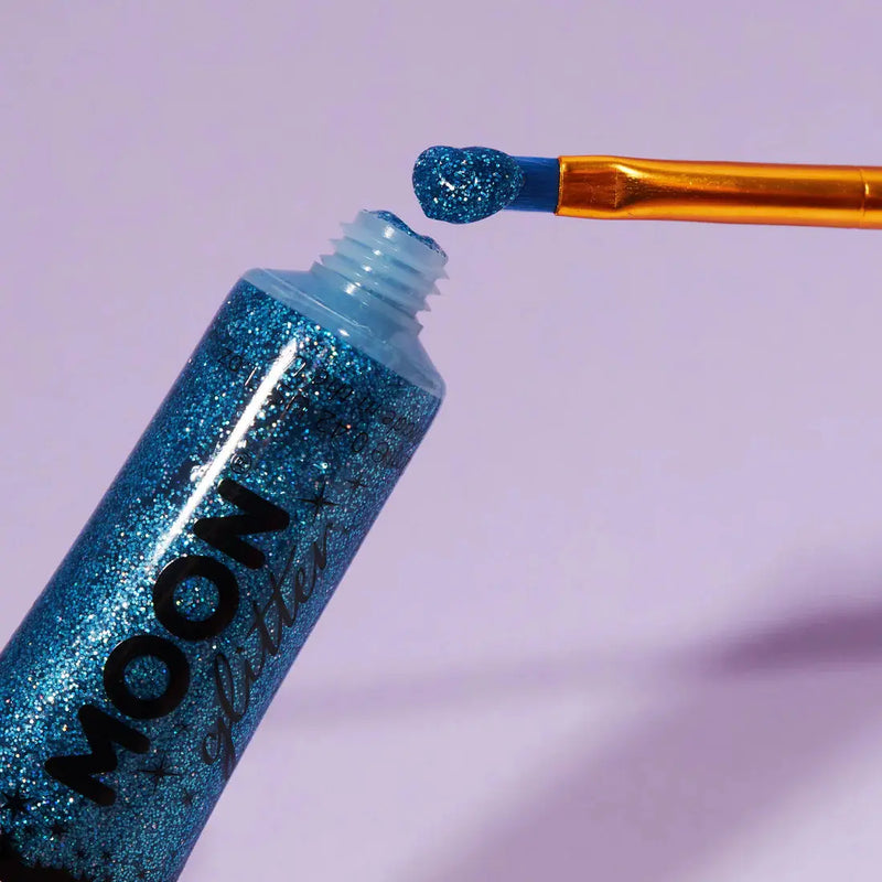 Moon Creations Holographic Glitter Gel Blue