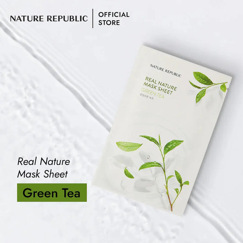 Nature Republic Real Nature Sheet Mask Green Tea