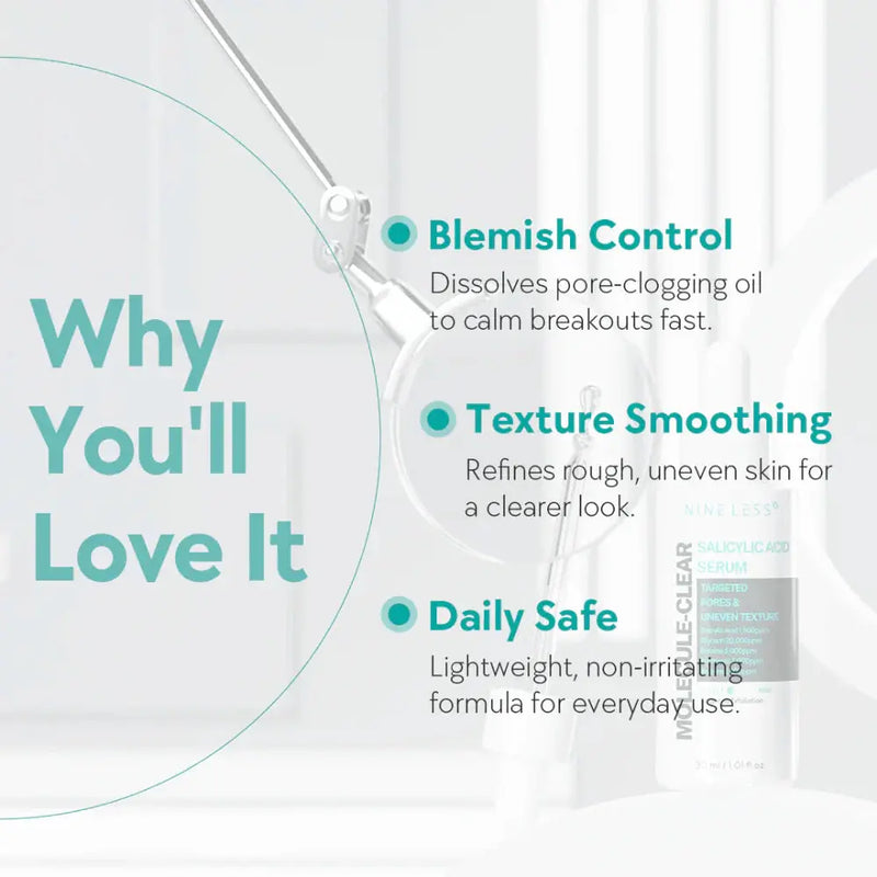 Nine Less Molecule-Clear Salicylic Acid Serum