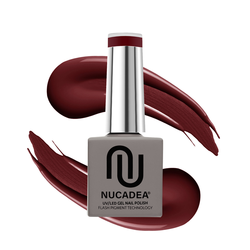 Nucadea UV/LED Gel Nail Polish No. 64 Deep Bordeaux
