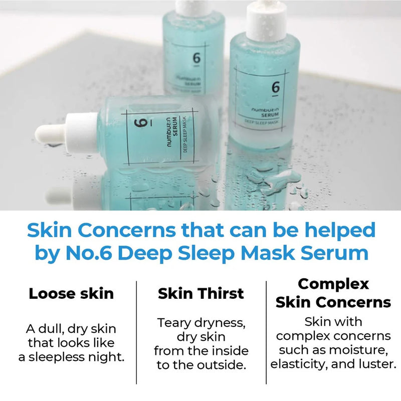 Numbuzin No.6 Deep Sleep Mask Serum