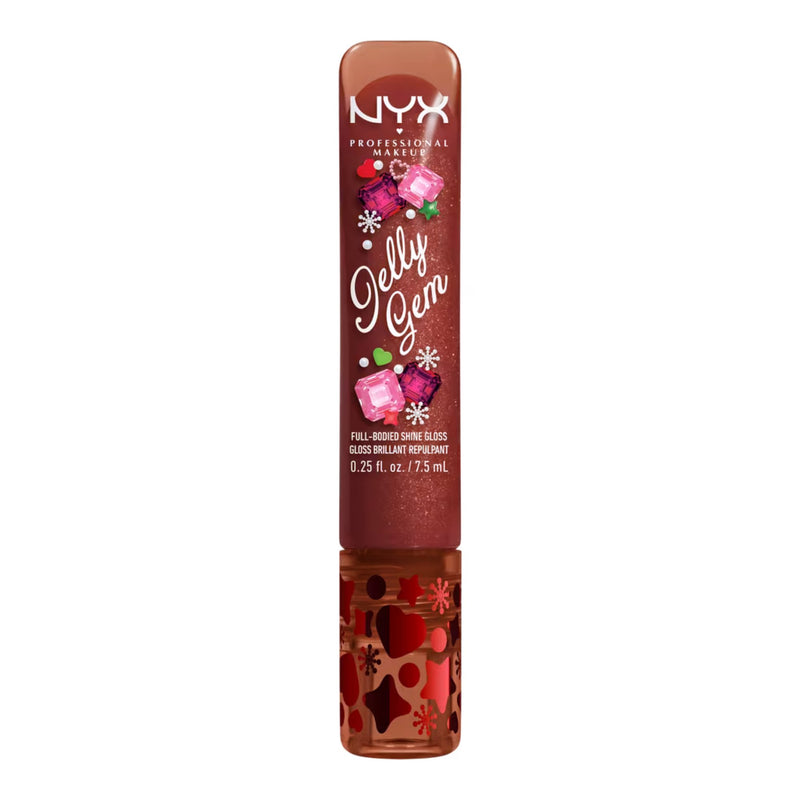 NYX Professional Makeup Bling the Halls Jelly Gem 03, lipgloss met multidimensionale sparkle, foto 7 van 7
