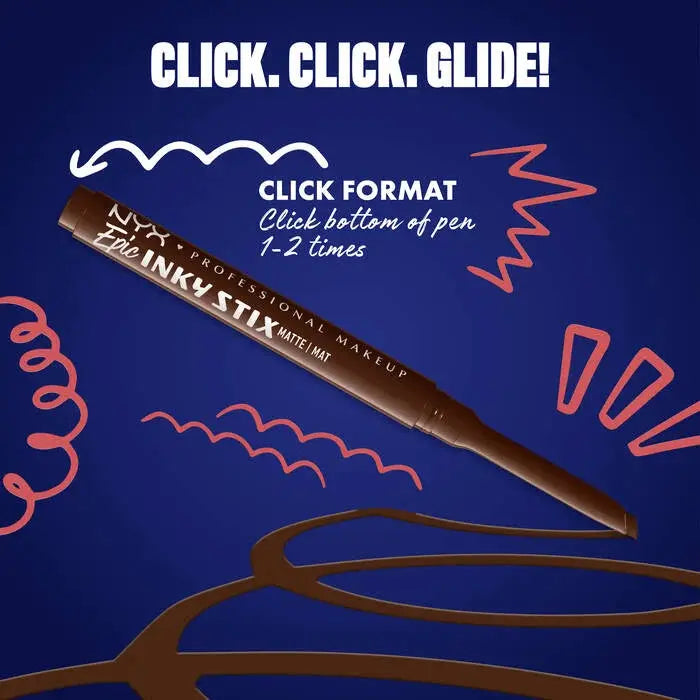 NYX Professional Makeup Epic Inky Stix Eyeliner Ember Energy Brown