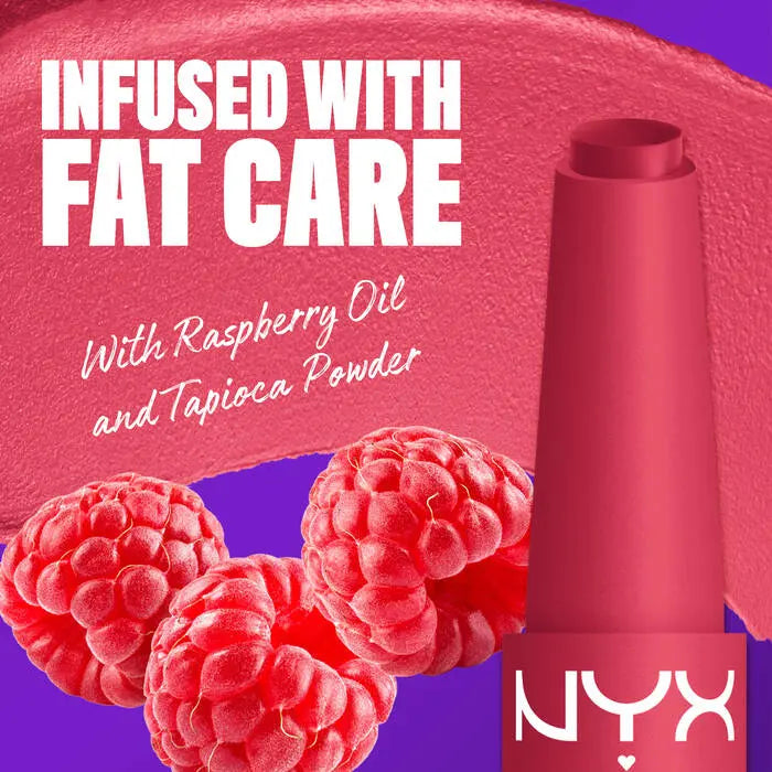 NYX Professional Makeup Fat Matte Smooth Color Lipstick Pink Puff