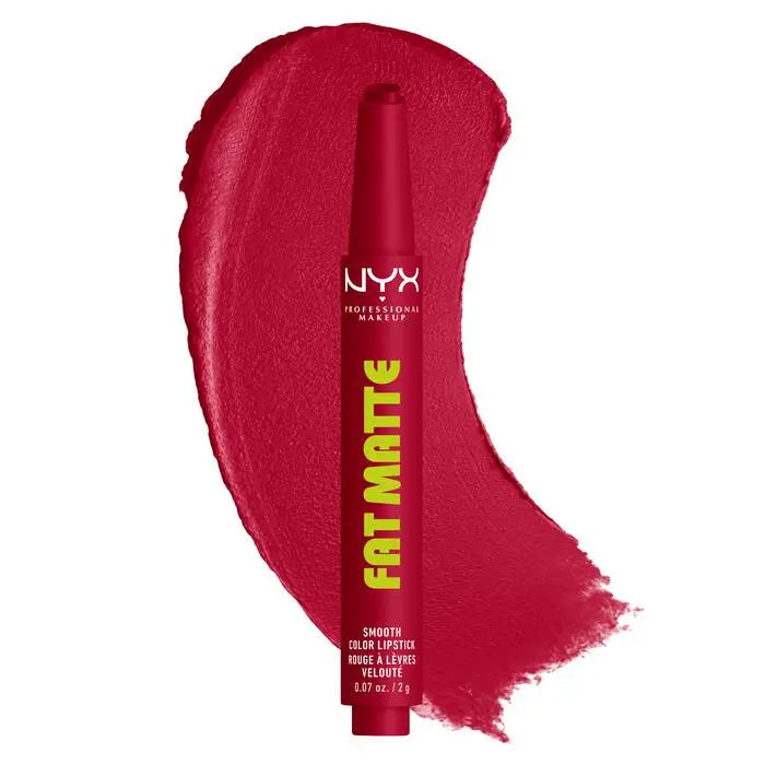 NYX Professional Makeup Fat Matte Smooth Color Lipstick Scarlet Snuggles