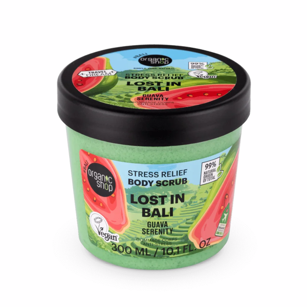 Organic Shop Body Scrub Lost In Bali Stress Relief Guava Serenity