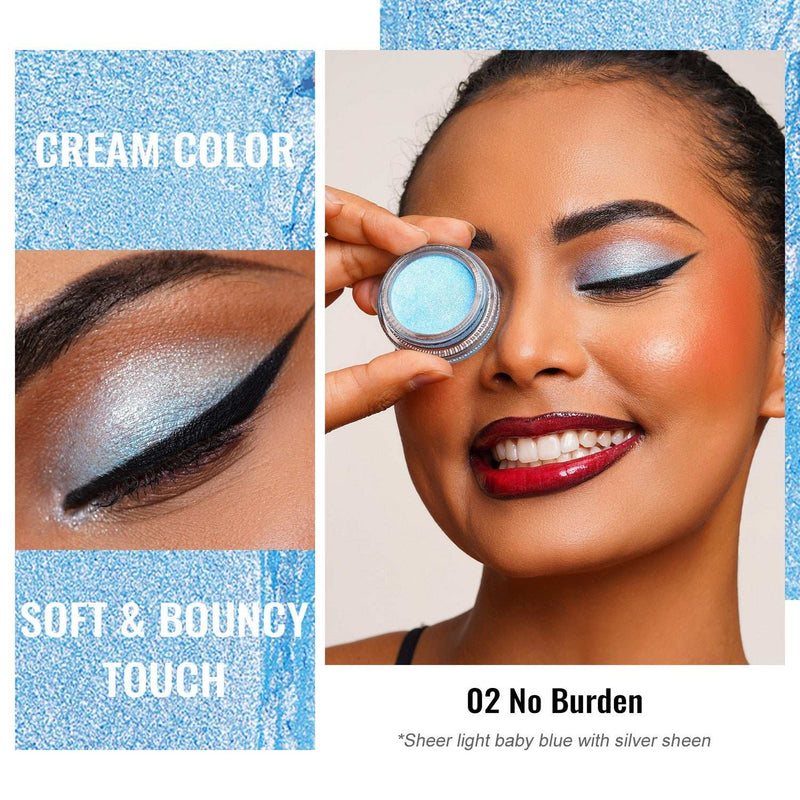 Oulac Cream Color Eyeshadow 02 No Burden