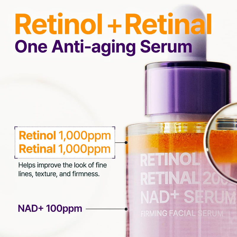 Purito Retinol Retinal 2000 NAD+ Serum
