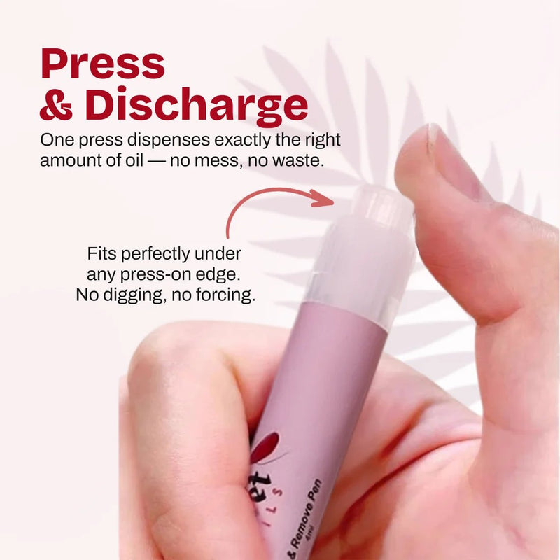 Secret Nails Click & Remove Pen Nail Glue Remover Oil Based, nagellijm remover pen, foto 8 van 9