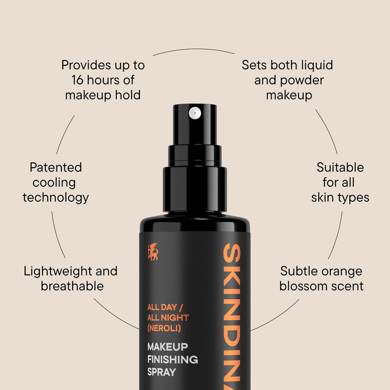 Skindinavia All Day/all Night Makeup Finishing Spray Neroli 236 ml.
