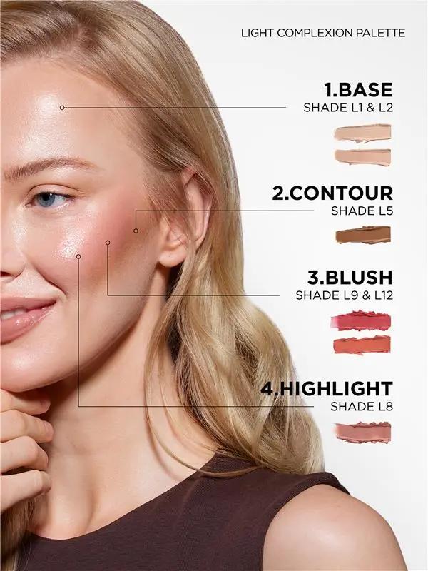 Sosu Cosmetics Complete Canvas Complexion Palette Light