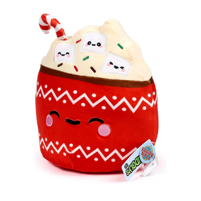 Squidglys Aspen the Hot Chocolate Foodiemals Plush, zachte knuffel in de vorm van een warme chocolademelk