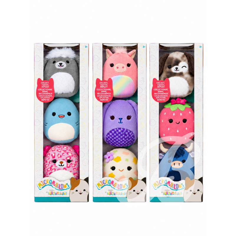 Squishmallows Mystery Little Plush Microwmallows 6,5 Cm, mystery pluche knuffel
