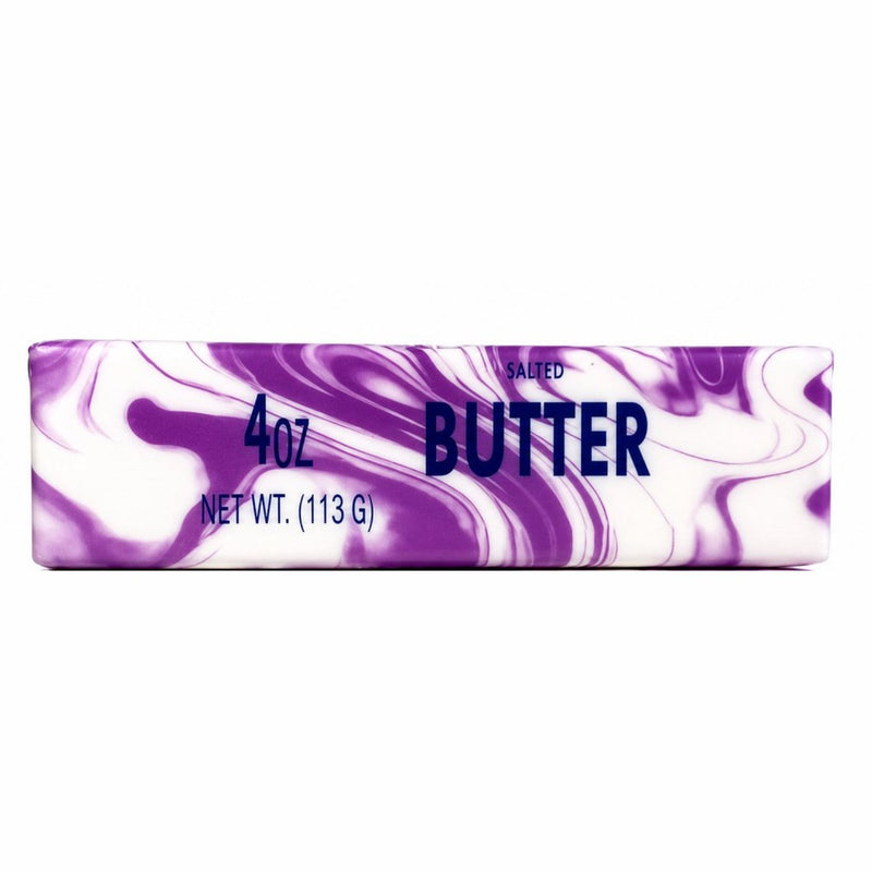 Butter Tie Dye White/purple Squishy van Boozyshop, zacht boterblok om in te knijpen
