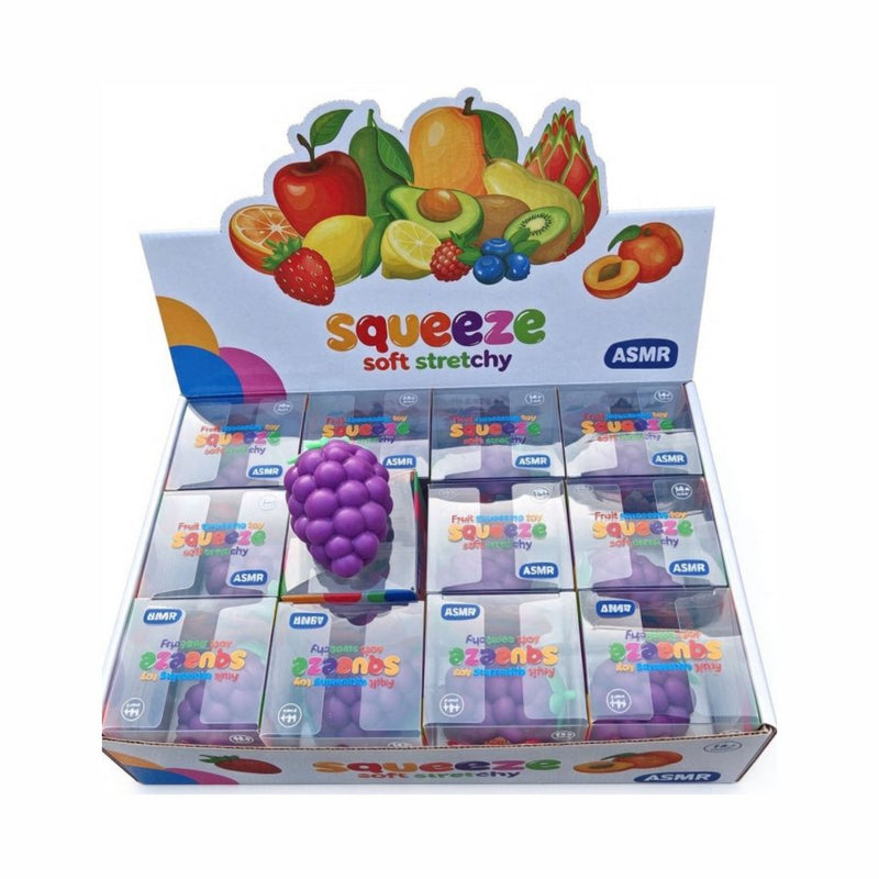 Squishy Crunchy Grape Squishy, squishy in de vorm van een druiventros, foto 2 van 2
