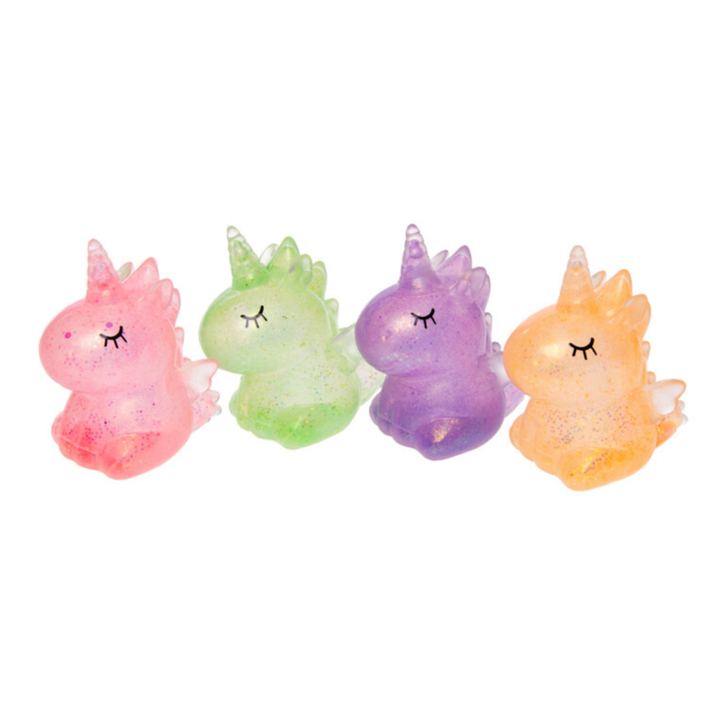 Mystery Glitter Sugar Unicorn Squishy van Boozyshop, eenhoornsquishy met glitter, uitvoering is een verrassing