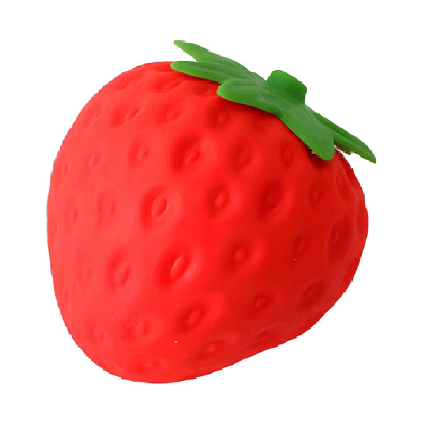 Strawberry Squishy Jumbo van Boozyshop, jumbo squishy in de vorm van een aardbei