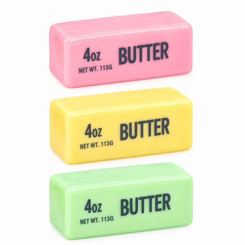 Squishy Wax Cracking Mystery Butter Squishy, een boterstaafje squishy met krakend geluid
