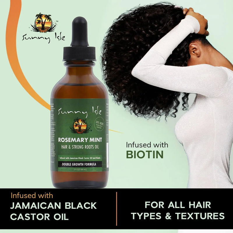 Sunny Isle Rosemary & Mint Hair Oil