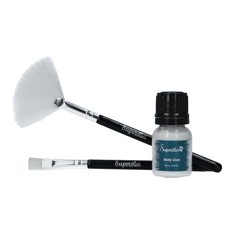 Superstar Brush & Glue Set For Glitter Tattoos