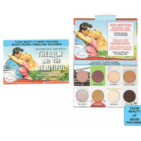 TheBalm Eyeshadow Palette Thebalm and the Beautiful Episode 1, oogschaduwpalette met acht tinten