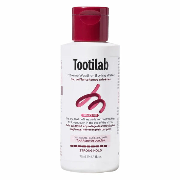 Tootilab Mini Styling Water Fragrance Free, lichtgewicht stylinggel voor krullen